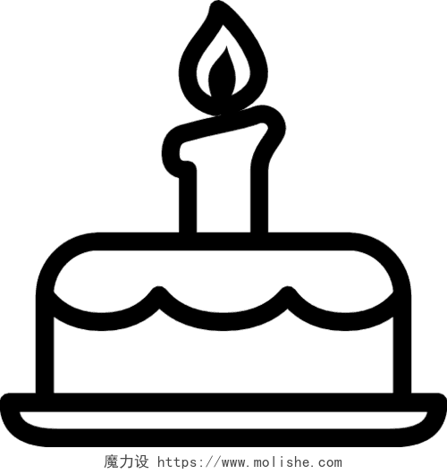  生日蛋糕图标